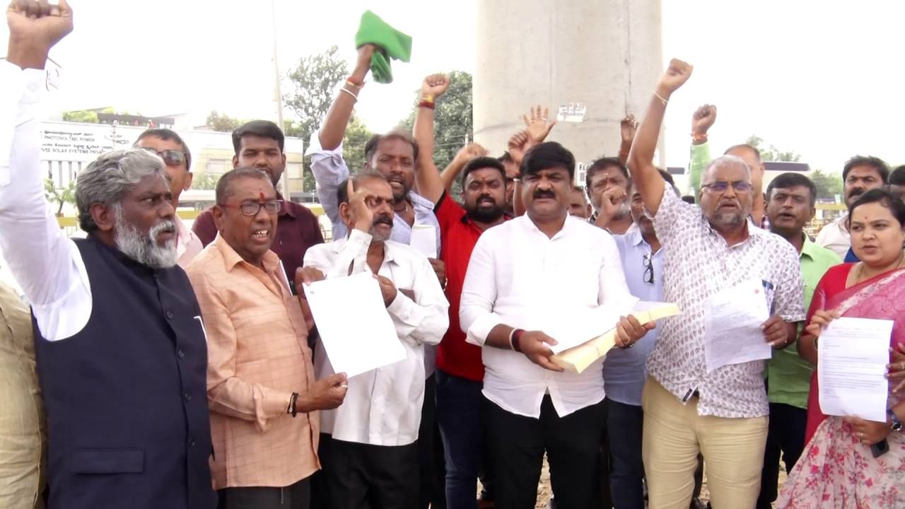 ಕೆಂಪೇಗೌಡ ವಿಮಾನ ನಿಲ್ದಾಣಕ್ಕೆ ಸಂಪರ್ಕ ಕಲ್ಪಿಸುವ ಮೆಟ್ರೋ ಕಾಮಗಾರಿ ವಿರುದ್ಧ ಆಕ್ರೋಶ: 8.5 ಕಿಮೀ ನೋ ಸ್ಟಾಪ್ ಕೆಂಪೇಗೌಡ ವಿಮಾನ ನಿಲ್ದಾಣಕ್ಕೆ ಸಂಪರ್ಕ ಕಲ್ಪಿಸುವ ಮೆಟ್ರೋ ಕಾಮಗಾರಿ ವಿರುದ್ಧ ಆಕ್ರೋಶ: 8.5 ಕಿಮೀ ನೋ ಸ್ಟಾಪ್