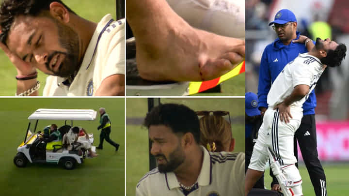 IND vs ENG: ಗಂಭೀರವಾಗಿ ಗಾಯಗೊಂಡ ರಿಷಭ್ ಪಂತ್! ಕಾಲಿನಿಂದ ಹರಿಯಿತು ರಕ್ತ; ವಿಡಿಯೋ ನೋಡಿ IND vs ENG: ಗಂಭೀರವಾಗಿ ಗಾಯಗೊಂಡ ರಿಷಭ್ ಪಂತ್! ಕಾಲಿನಿಂದ ಹರಿಯಿತು ರಕ್ತ; ವಿಡಿಯೋ ನೋಡಿ