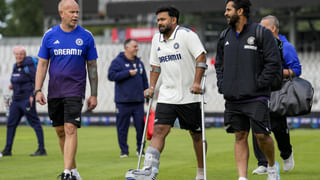 IND vs ENG: ಕಾಲಿಗೆ ಪ್ಲಾಸ್ಟರ್, ಕೈಯಲ್ಲಿ ಊರುಗೋಲು; ರಿಷಭ್ ಪಂತ್ ಗಾಯದ ಗಂಭೀರತೆ ಹೇಗಿದೆ ನೋಡಿ