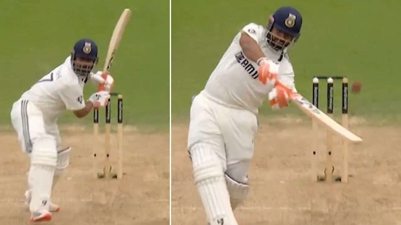 Rishabh Pant: ಗುಂಡಿನ ವೇಗದಲ್ಲಿ ಚೆಂಡನ್ನು ಎರಡು ಬಾರಿ ಸಿಕ್ಸ್​ಗೆ ಅಟ್ಟಿದ ರಿಷಭ್ ಪಂತ್: ರೋಚಕ ವಿಡಿಯೋ ನೋಡಿ