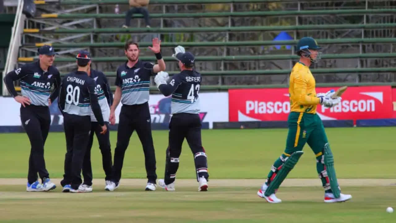 NZ vs SA: 7 ಎಸೆತಗಳಲ್ಲಿ 7 ರನ್ ಬಾರಿಸಲಾಗದೆ ತ್ರಿಕೋನ ಸರಣಿ ಫೈನಲ್ ಸೋತ ಆಫ್ರಿಕಾ