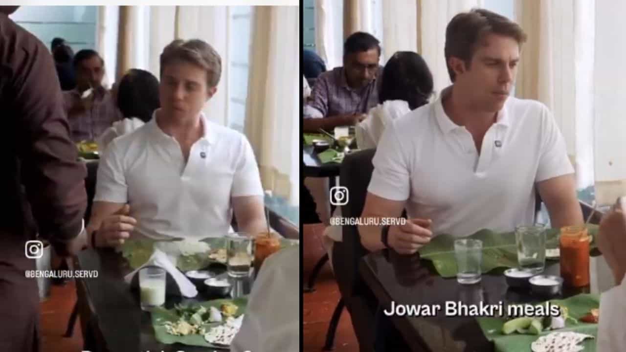 Video: ಉತ್ತರ ಕರ್ನಾಟಕದ ರೊಟ್ಟಿ ಊಟ ಸವಿಯಲು ವರ್ಷದಲ್ಲಿ 2 ಬಾರಿ ಅಮೆರಿಕದಿಂದ ಬೆಂಗಳೂರಿಗೆ ಬರುವ ವಿದೇಶಿ ಉದ್ಯಮಿ