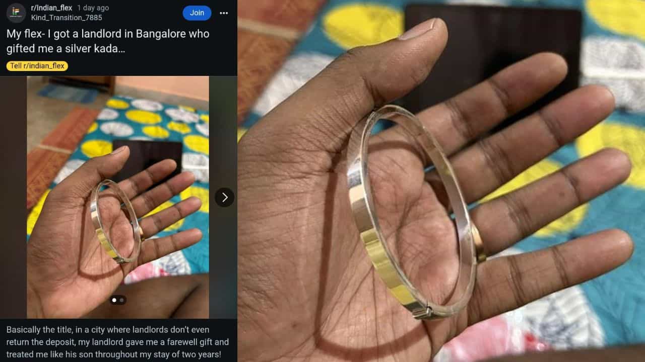 Viral: ಬಾಡಿಗೆ ಮನೆ ಖಾಲಿ ಮಾಡುವಾಗ ಮನೆಮಾಲೀಕನಿಂದ ಬಾಡಿಗೆದಾರನಿಗೆ ಸಿಕ್ತು ಪ್ರೀತಿಯ ಉಡುಗೊರೆ Viral: ಬಾಡಿಗೆ ಮನೆ ಖಾಲಿ ಮಾಡುವಾಗ ಮನೆಮಾಲೀಕನಿಂದ ಬಾಡಿಗೆದಾರನಿಗೆ ಸಿಕ್ತು ಪ್ರೀತಿಯ ಉಡುಗೊರೆ