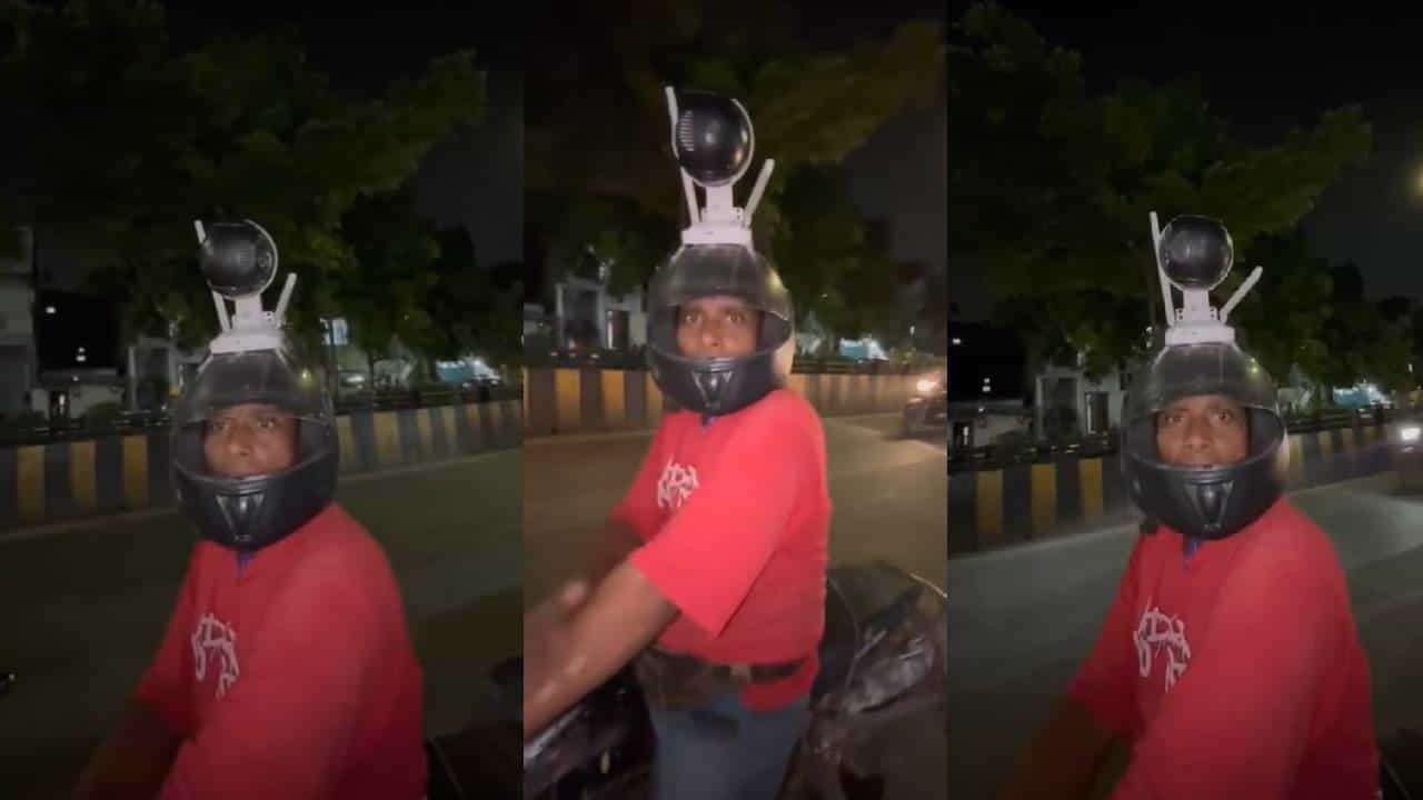 Video: ನೆರೆಹೊರೆಯವರಿಂದ ಜೀವ ಬೆದರಿಕೆ; ರಕ್ಷಣೆಗಾಗಿ ಹೆಲ್ಮೆಟ್‌ಗೆ ಸಿಸಿಟಿವಿ ಕ್ಯಾಮೆರಾ ಅಳವಡಿಸಿದ ವ್ಯಕ್ತಿ