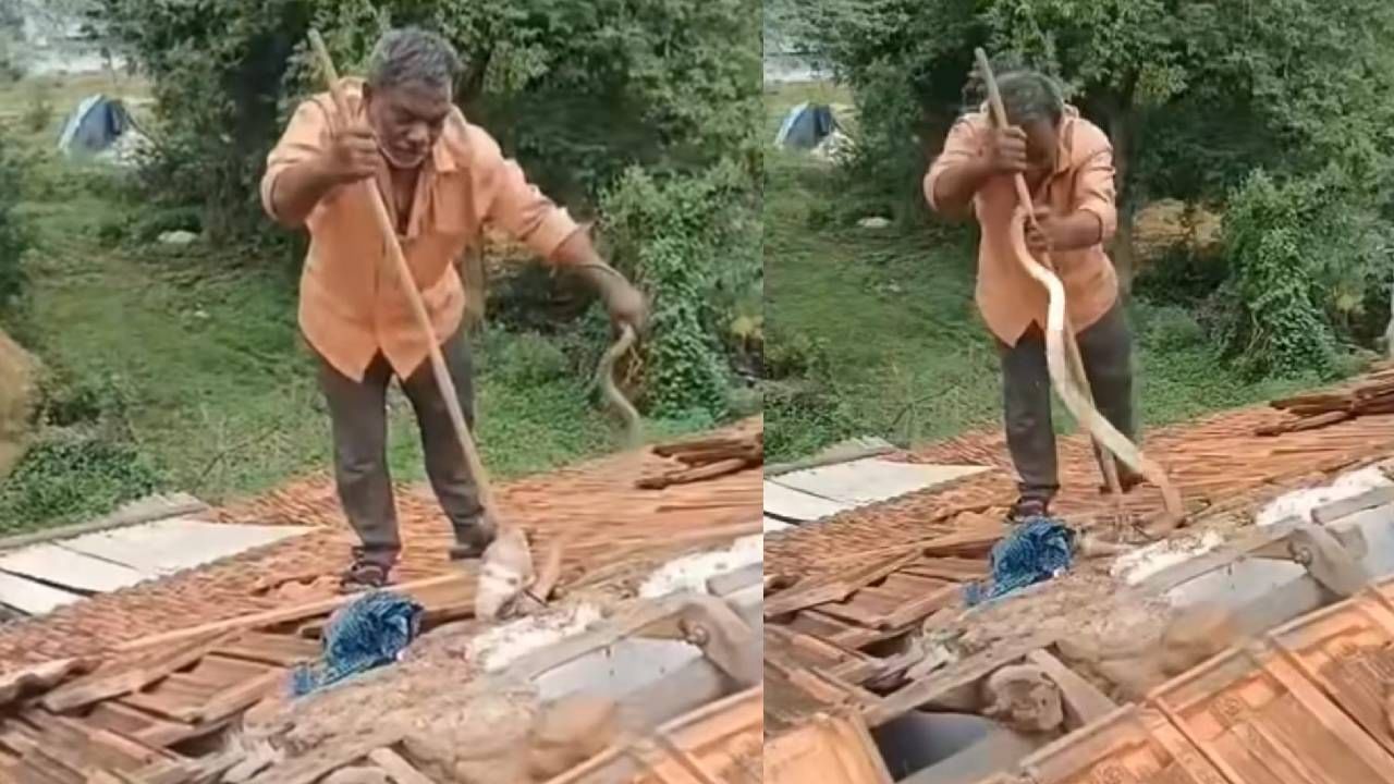 Video: ಅಬ್ಬಬ್ಬಾ… ಹೂವು ಹಿಡಿದಷ್ಟು ಸಲೀಸಾಗಿ ನಾಗರಹಾವು ಹಿಡಿದ ವ್ಯಕ್ತಿ