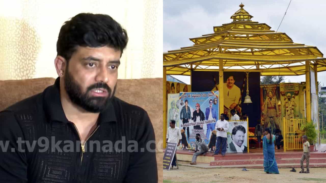 ವಿಷ್ಣುವರ್ಧನ್ ಸಮಾಧಿ ಧ್ವಂಸ: ಅಳಿಯ ಅನಿರುದ್ಧ್ ಸುದ್ಧಿಗೋಷ್ಠಿ LIVE