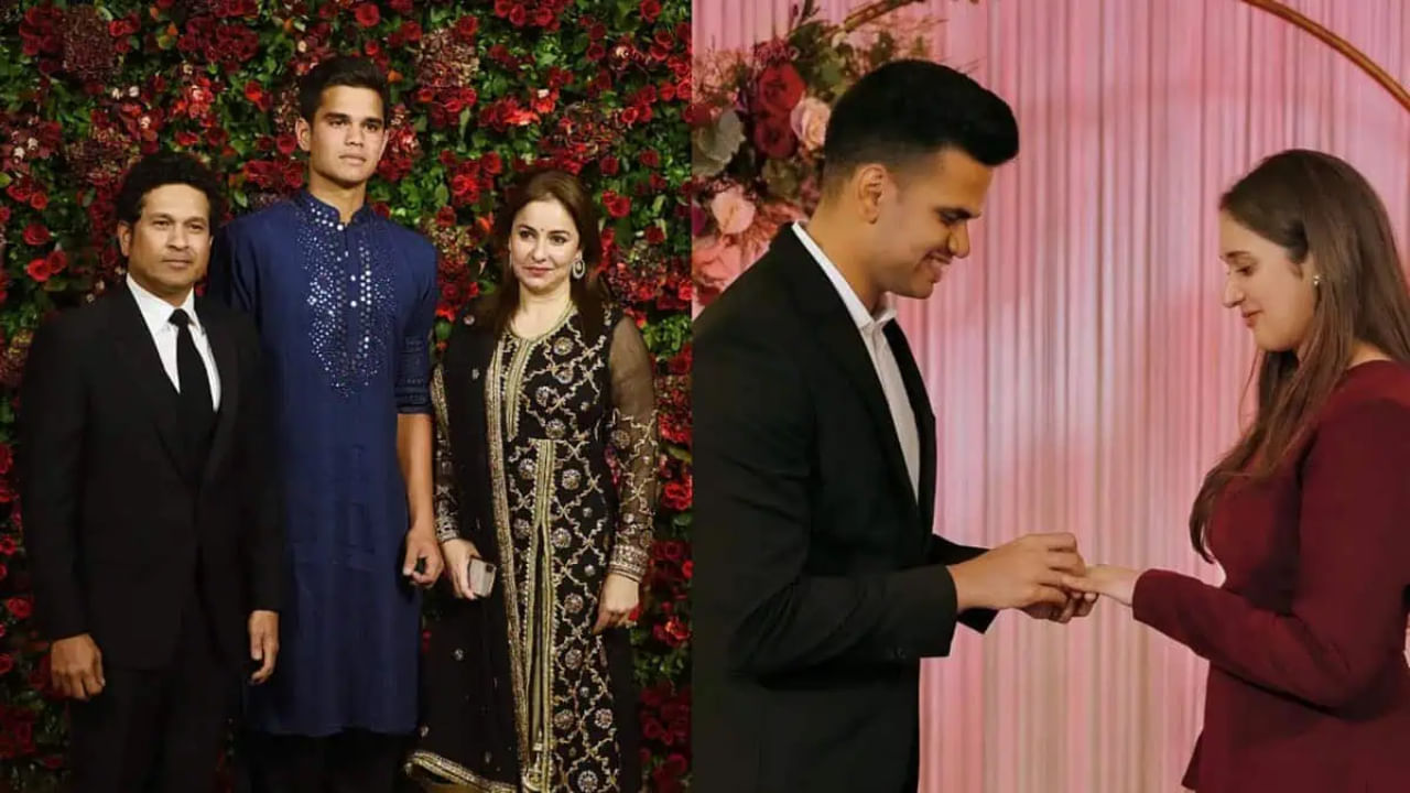 ಭಾರತದ ದಿಗ್ಗಜ ಕ್ರಿಕೆಟಿಗ ಸಚಿನ್ ತೆಂಡೂಲ್ಕರ್ ಅವರ ಪುತ್ರ ಅರ್ಜುನ್ ತೆಂಡೂಲ್ಕರ್ ಮುಂಬೈನಲ್ಲಿ ರಹಸ್ಯವಾಗಿ ನಿಶ್ಚಿತಾರ್ಥ ಮಾಡಿಕೊಂಡಿದ್ದಾರೆ. ವರದಿಯ ಪ್ರಕಾರ, ಅವರು ಮುಂಬೈ ಉದ್ಯಮಿ ರವಿ ಘಾಯ್ ಅವರ ಮೊಮ್ಮಗಳು ಸಾನಿಯಾ ಚಂದೋಕ್ ಅವರೊಂದಿಗೆ ನಿಶ್ಚಿತಾರ್ಥ ಮಾಡಿಕೊಂಡಿದ್ದಾರೆ. ಆದಾಗ್ಯೂ ಇಲ್ಲಿಯವರೆಗೆ ಎರಡೂ ಕುಟುಂಬಗಳಿಂದ ಯಾವುದೇ ಅಧಿಕೃತ ಹೇಳಿಕೆ ಬಂದಿಲ್ಲ.