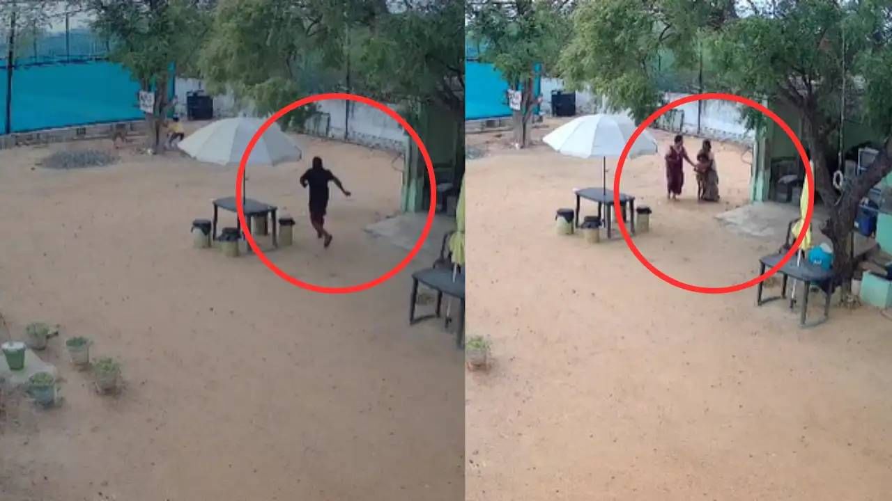 Video: ಮನೆಯ ಹೊರಗೆ ತಂದೆ, ಮಗನ ಮೇಲೆ ಬೀದಿ ನಾಯಿ ದಾಳಿ