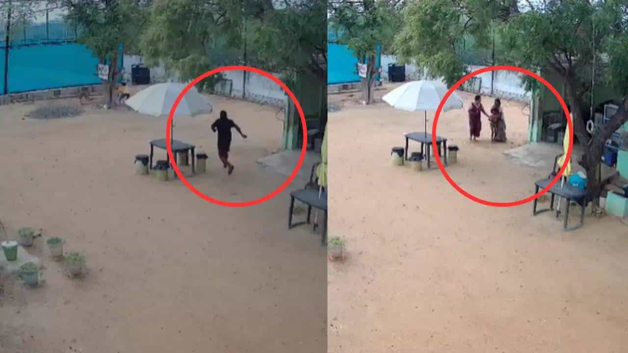 Video: ಮನೆಯ ಹೊರಗೆ ತಂದೆ, ಮಗನ ಮೇಲೆ ಬೀದಿ ನಾಯಿ ದಾಳಿ Video: ಮನೆಯ ಹೊರಗೆ ತಂದೆ, ಮಗನ ಮೇಲೆ ಬೀದಿ ನಾಯಿ ದಾಳಿ