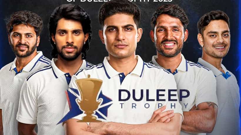 ಆ.28 ರಿಂದ ದುಲೀಪ್ ಟ್ರೋಫಿ ಬೆಂಗಳೂರಿನಲ್ಲಿ ಆರಂಭ; ವೇಳಾಪಟ್ಟಿ, ಆರು ತಂಡಗಳ ವಿವರ ಇಲ್ಲಿದೆ