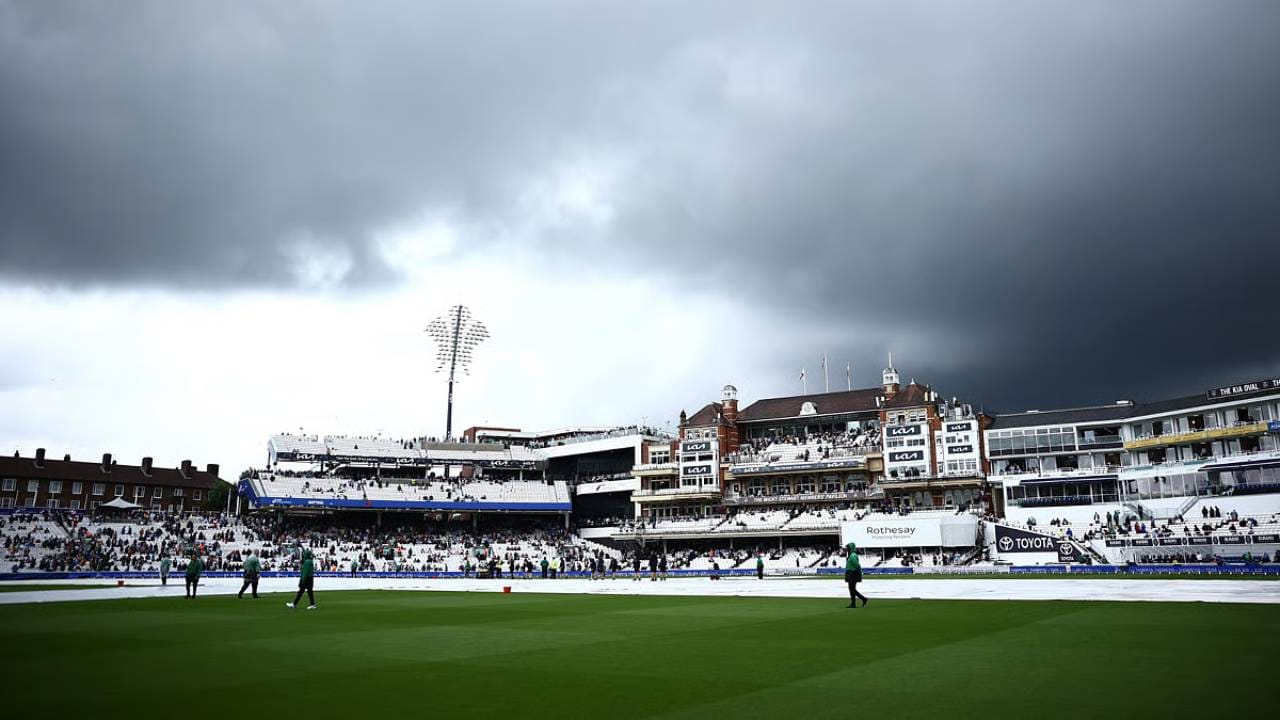 IND vs ENG Day 5 Weather: ಓವಲ್ನಲ್ಲಿ ಕೊನೆಯ ದಿನ ಭರ್ಜರಿ ಮಳೆ: ಎಷ್ಟು ಗಂಟೆಗೆಲ್ಲ ನಡೆಯುತ್ತೆ ಪಂದ್ಯ? IND vs ENG Day 5 Weather: ಓವಲ್ನಲ್ಲಿ ಕೊನೆಯ ದಿನ ಭರ್ಜರಿ ಮಳೆ: ಎಷ್ಟು ಗಂಟೆಗೆಲ್ಲ ನಡೆಯುತ್ತೆ ಪಂದ್ಯ?