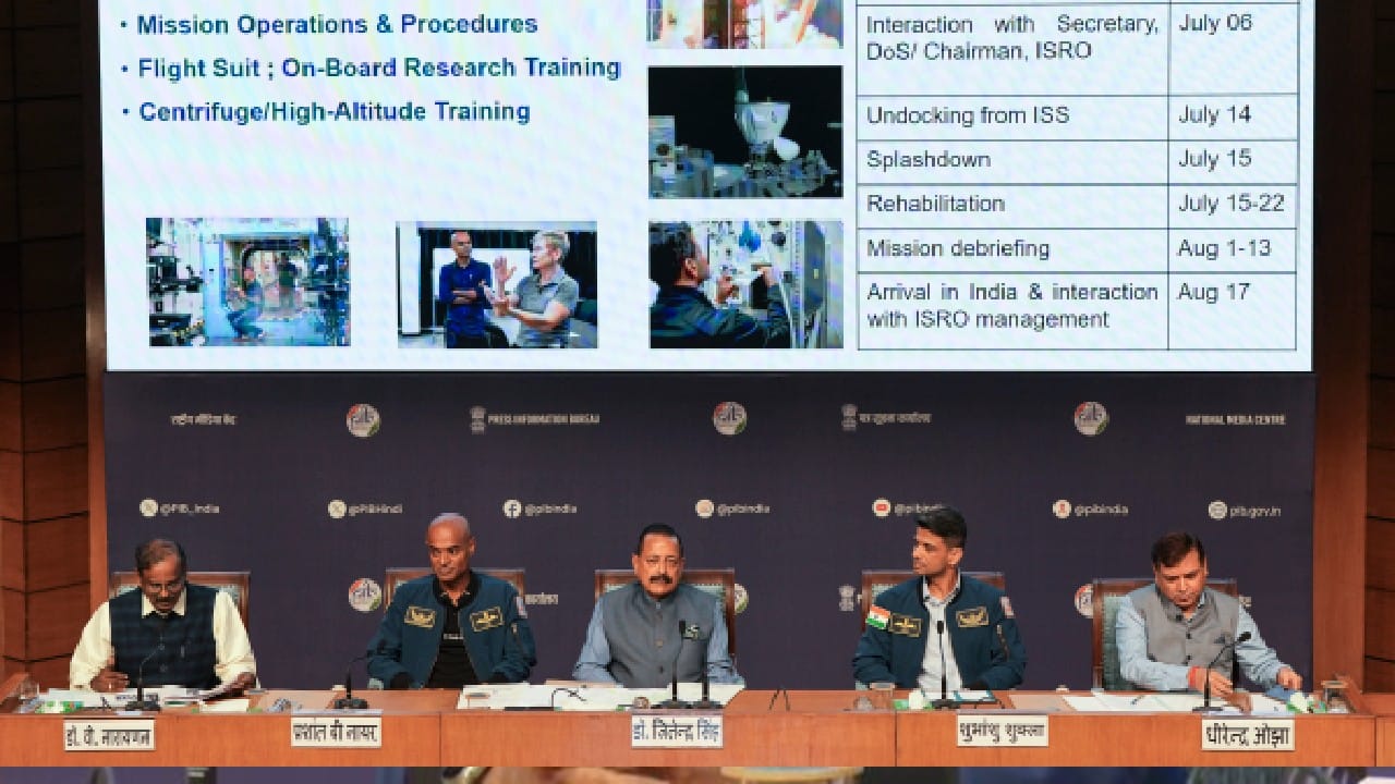 ಬಾಹ್ಯಾಕಾಶದಿಂದ ಮರಳಿದ ಶುಭಾಂಶು ಶುಕ್ಲಾ ರಾಮ, ನಾನು ಲಕ್ಷ್ಮಣ; ಭಾರತದ ಗಗನಯಾತ್ರಿ ಪ್ರಶಾಂತ್ ನಾಯರ್ ಸಂವಾದ