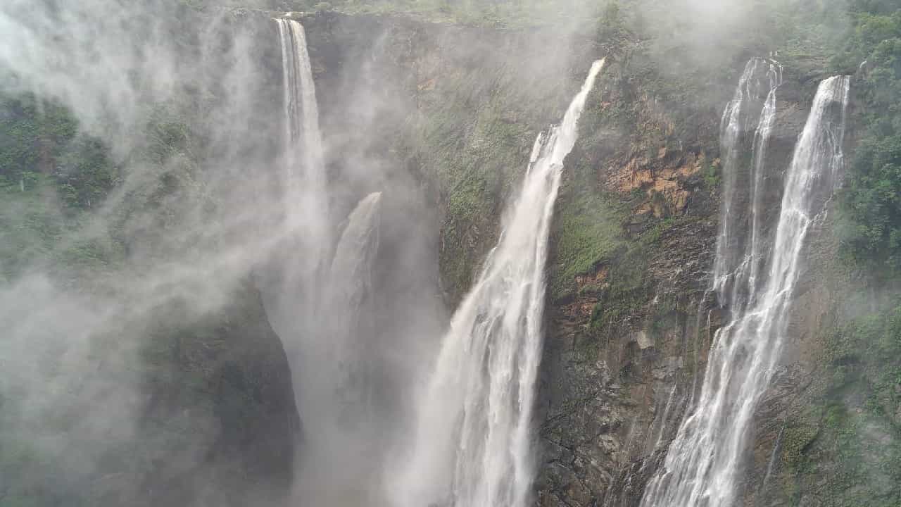 Jog Falls: ಭಾರೀ ಮಳೆಯಿಂದ ತುಂಬಿ ನಿಂತ ಶರಾವತಿ; ಜೋಗ ಜಲಪಾತಕ್ಕೆ ಜೀವಕಳೆ Jog Falls: ಭಾರೀ ಮಳೆಯಿಂದ ತುಂಬಿ ನಿಂತ ಶರಾವತಿ; ಜೋಗ ಜಲಪಾತಕ್ಕೆ ಜೀವಕಳೆ