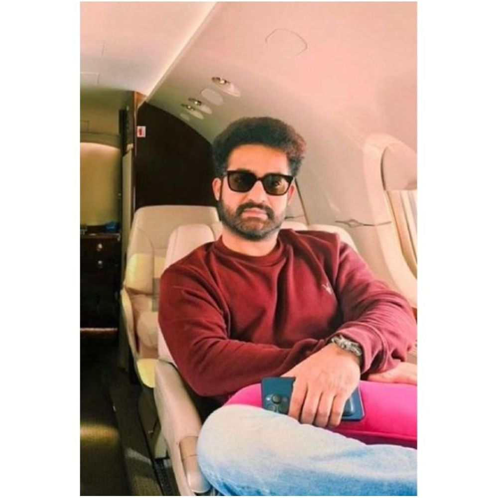 The JNTR family has a lot of great history. They have a plane worth Rs 80 crore. It is parked at the Shamshabad airport in Hyderabad.