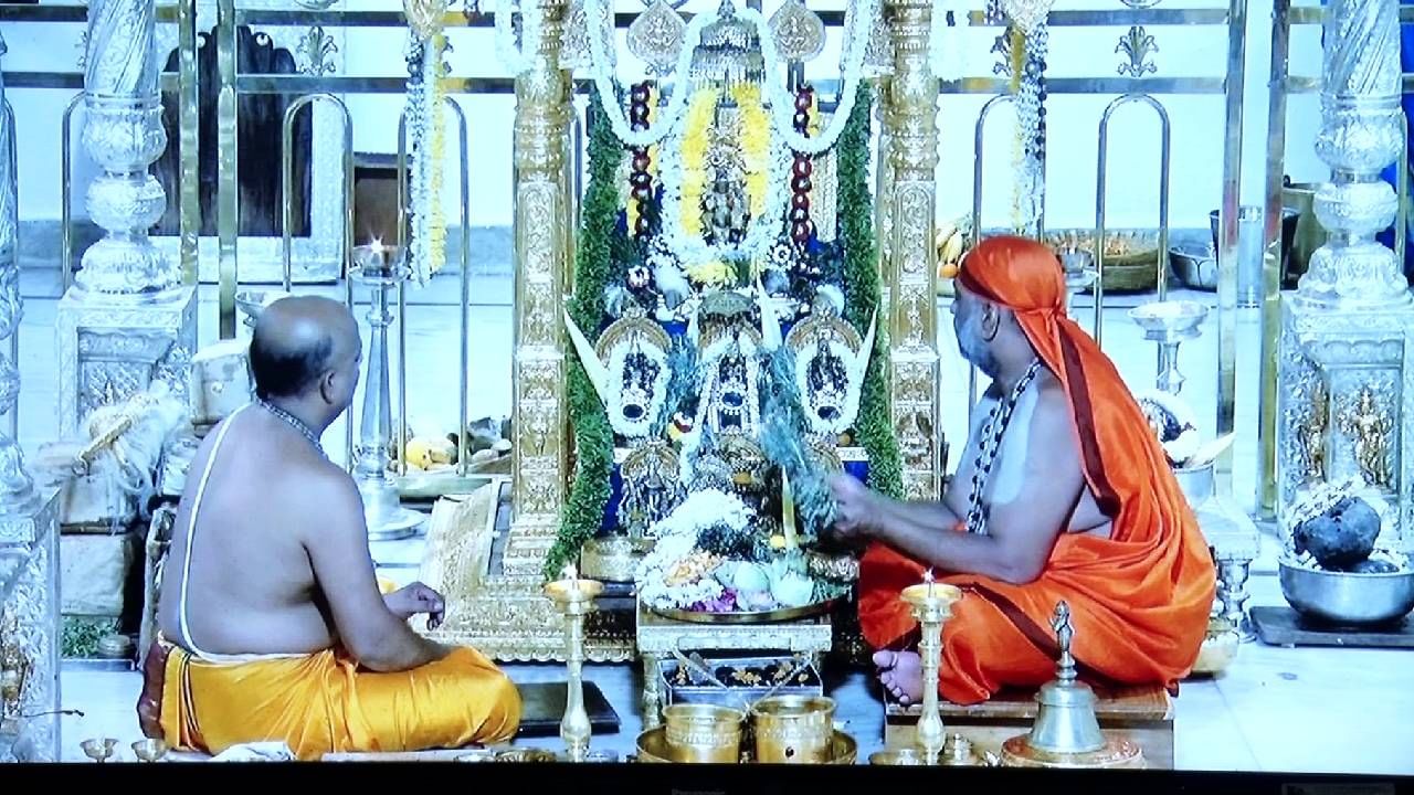 ರಾಯರು ಸಶರೀರರಾಗಿ ವೃಂದಾವನಸ್ಥರಾದ ದಿನದ ಮುನ್ನಾ ದಿನವನ್ನು ಪೂರ್ವಾರಾಧನೆಯಾಗಿ ಮಂತ್ರಾಲಯ ಸೇರಿದಂತೆ ದೇಶದ ಎಲ್ಲ ರಾಯರ ಮಠಗಳಲ್ಲಿ ಆಚರಿಸಲಾಗುತ್ತಿದೆ. ಇಂದು (ಆ.10) ಬೆಳಿಗ್ಗೆಯಿಂದಲೇ ಮಂತ್ರಾಲಯದ ರಾಯರ ಮಠದಲ್ಲಿ ಪೂಜಾ ಕೈಂಕರ್ಯಗಳು ನಡೆಯುತ್ತಿದ್ದು, ನಿರ್ಮಾಲ್ಯ ವಿಸರ್ಜನೆ, ಉತ್ಸವರಾಯರ ಪಾದಪೂಜೆ, ಪಂಚಾಮೃತ ಅಭಿಷೇಕ, ರಜತ ಸಿಂಹವಾಹನೋತ್ಸವ ಜರುಗಿದವು. 