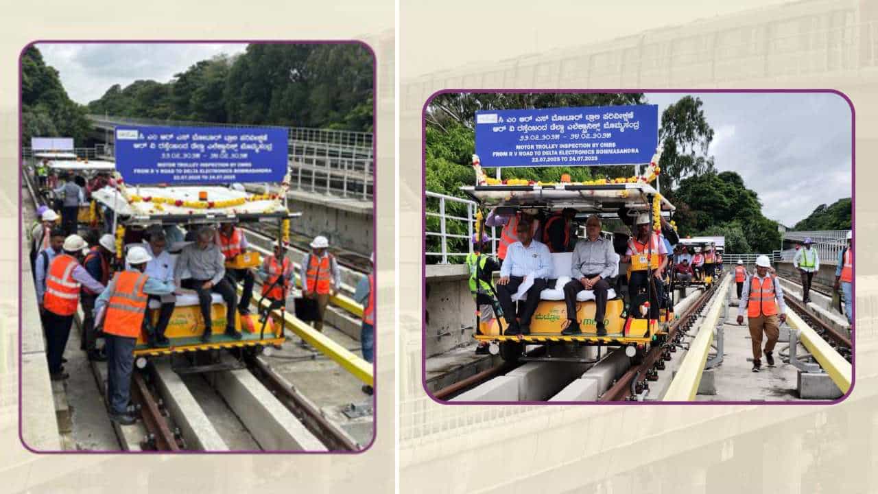 ಮೆಟ್ರೋ ಹಳದಿ ಮಾರ್ಗಕ್ಕಾಗಿ ಕಾದು ಕಾದು ಸುಸ್ತಾಗಿದ್ದವರಿಗೆ ಕೊನೆಗೂ ರೈಲ್ವೆ ಕಮೀಷನರ್ ಗ್ರೀನ್ ಸಿಗ್ನಲ್ ನೀಡಿದ್ದು, ಆಗಸ್ಟ್ 10ರಂದು ಟ್ರ್ಯಾಕಿಗಿಳಿಯಲಿದೆ.