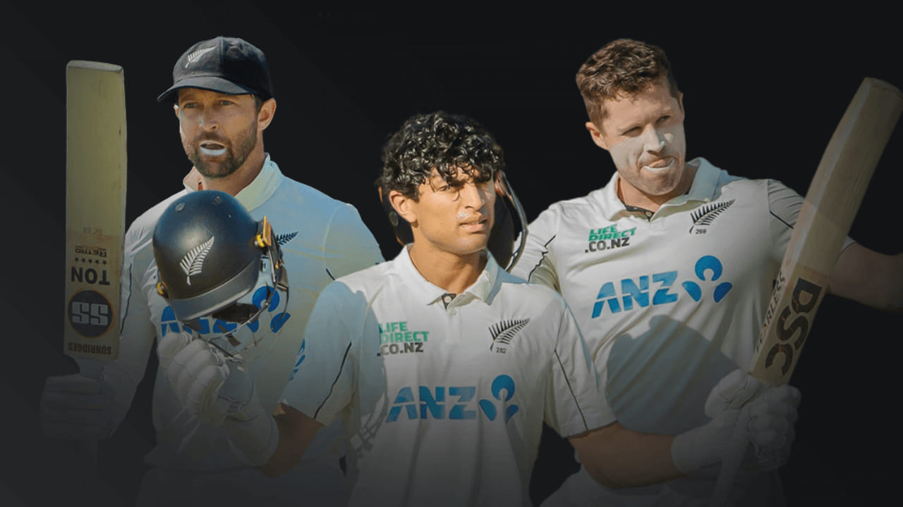 ಈ ಮೂಲಕ 148 ವರ್ಷಗಳ ಟೆಸ್ಟ್ ಇತಿಹಾಸದಲ್ಲಿ ಒಂದೇ ಇನಿಂಗ್ಸ್ನಲ್ಲಿ 150+ ರನ್ಗಳಿಸಿದ ನ್ಯೂಝಿಲೆಲೆಂಡ್ನ ಮೊದಲ ತ್ರಿಮೂರ್ತಿಗಳೆನಿಸಿಕೊಂಡರು. ಅಲ್ಲದೆ ಈ ಸಾಧನೆ ಮಾಡಿದ ವಿಶ್ವದ ಮೂರನೇ ತ್ರಿಮೂರ್ತಿಗಳೆಂಬ ಹೆಗ್ಗಳಿಕೆಯನ್ನು ಸಹ ತಮ್ಮದಾಗಿಸಿಕೊಂಡರು. ಇದಕ್ಕೂ ಮುನ್ನ ಇಂಗ್ಲೆಂಡ್ ಹಾಗೂ ಟೀಮ್ ಇಂಡಿಯಾ ದಾಂಡಿಗರು ಈ ಸಾಧನೆ ಮಾಡಿದ್ದರು.