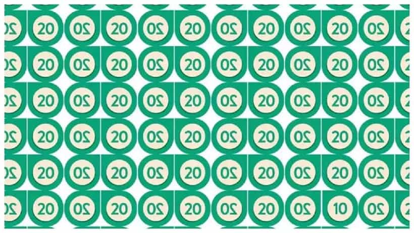 Optical Illusion: 20 ರ ನಡುವೆ ಅಡಗಿರುವ ನಂಬರ್ 10 ನ್ನು ಹುಡುಕಲು ನಿಮ್ಮಿಂದ ಸಾಧ್ಯವೆ?