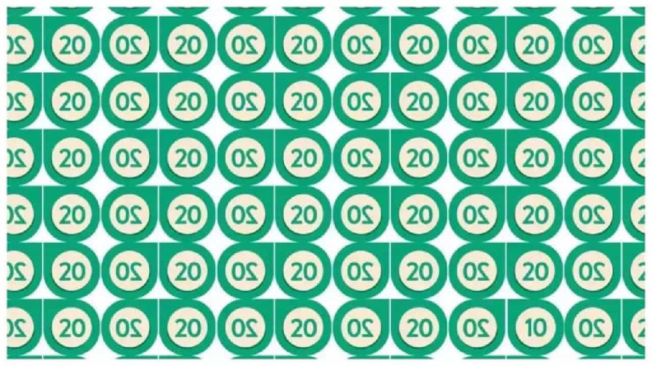 Optical Illusion: 20 ರ ನಡುವೆ ಅಡಗಿರುವ ನಂಬರ್ 10 ನ್ನು ಹುಡುಕಲು ನಿಮ್ಮಿಂದ ಸಾಧ್ಯವೆ?