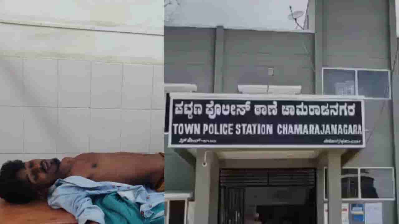 ಚಾಮರಾಜನಗರ: ಪ್ರೀತ್ಸೆ ಪ್ರೀತ್ಸೆ ಅಂತ ಯುವತಿ ಎದುರೇ ಚಾಕುವಿನಿಂದ ಇರಿದುಕೊಂಡ ಪಾಗಲ್​ ಪ್ರೇಮಿ