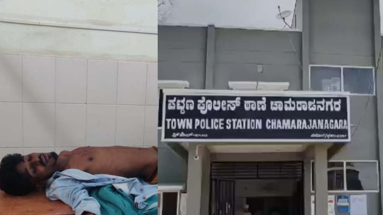 ಚಾಮರಾಜನಗರ: ಪ್ರೀತ್ಸೆ ಪ್ರೀತ್ಸೆ ಅಂತ ಯುವತಿ ಎದುರೇ ಚಾಕುವಿನಿಂದ ಇರಿದುಕೊಂಡ ಪಾಗಲ್​ ಪ್ರೇಮಿ