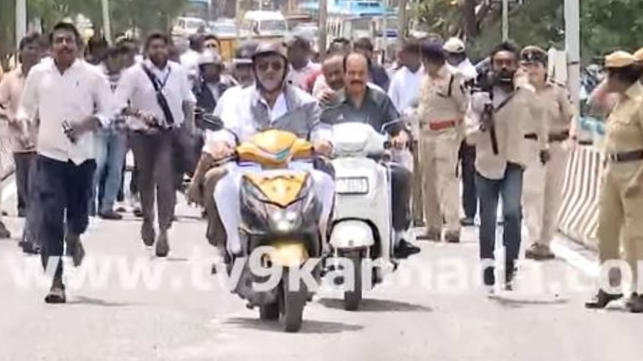 ಹೆಬ್ಬಾಳದಲ್ಲಿ ಮೇಲ್ಸೇತುವೆ ಕಾಮಗಾರಿಯನ್ನು ವಿನೂತನ ಶೈಲಿಯಲ್ಲಿ ವೀಕ್ಷಿಸಿದ ಡಿಸಿಎಂ ಡಿಕೆ ಶಿವಕುಮಾರ್