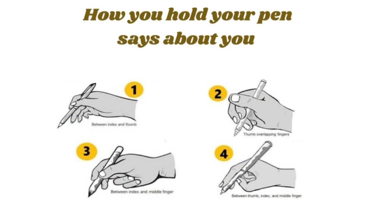 Personality Test: ನಿಮ್ಗೊತ್ತಾ  ಪೆನ್ನು ಹಿಡಿದುಕೊಳ್ಳುವ ಶೈಲಿ ಸಹ ನೀವು ಎಂತಹ ವ್ಯಕ್ತಿ ಎಂಬುದನ್ನು ಬಹಿರಂಗಪಡಿಸುತ್ತದೆ