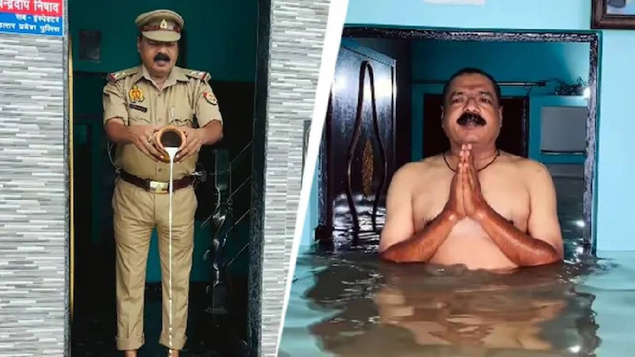Video: ಪ್ರಯಾಗ್​ರಾಜ್​ನಲ್ಲಿ ಪ್ರವಾಹ, ಮನೆಗೆ ಹರಿದು ಬಂದ ಗಂಗೆ, ಬಾಗಿಲಲ್ಲೇ ‘ಗಂಗಾರತಿ’ ನೆರವೇರಿಸಿದ ಪೊಲೀಸ್ ಅಧಿಕಾರಿ
