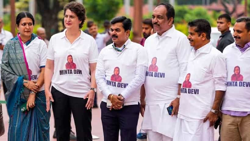 ಟಿ-ಶರ್ಟ್ ಮೇಲೆ ನನ್ನ ಫೋಟೊ ಹಾಕೋಕೆ ಯಾರ್ರೀ ಪರ್ಮಿಷನ್ ಕೊಟ್ಟೋರು? ಪ್ರಿಯಾಂಕಾ ವಿರುದ್ಧ ಮಿಂಟಾ ದೇವಿ ವಾಗ್ದಾಳಿ