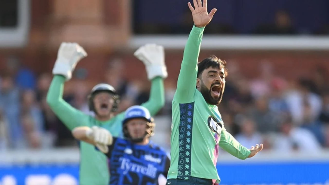 ಅಫ್ಘಾನಿಸ್ತಾನದ ಲೆಗ್ ಸ್ಪಿನ್ನರ್ ರಶೀದ್ ಖಾನ್ ಪ್ರಸ್ತುತ ಇಂಗ್ಲೆಂಡ್ನಲ್ಲಿ ನಡೆಯುತ್ತಿರುವ ದಿ ಹಂಡ್ರೆಡ್ ಟೂರ್ನಮೆಂಟ್ನಲ್ಲಿ ಓವಲ್ ಇನ್ವಿನ್ಸಿಬಲ್ಸ್ ತಂಡದ ಪರ ಆಡುತ್ತಿದ್ದಾರೆ. ಈ ಆವೃತ್ತಿಯ ಮೊದಲ ಪಂದ್ಯದಲ್ಲಿ ಓವಲ್ ಇನ್ವಿನ್ಸಿಬಲ್ಸ್ ತಂಡ, ಲಂಡನ್ ಸ್ಪಿರಿಟ್ ತಂಡವನ್ನು ಎದುರಿಸಿತ್ತು. ಈ ಪಂದ್ಯದಲ್ಲಿ 3 ವಿಕೆಟ್ ಉರುಳಿಸಿದ ರಶೀದ್, ಟಿ20 ಕ್ರಿಕೆಟ್ನಲ್ಲಿ ಇತಿಹಾಸ ಸೃಷ್ಟಿಸಿದರು.