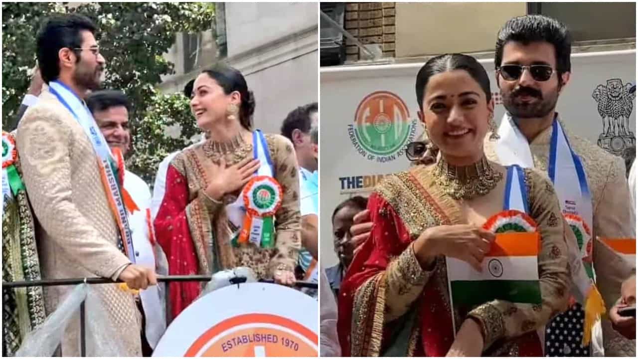 ಅಮೆರಿಕದಲ್ಲಿ ರಶ್ಮಿಕಾ ಕೈ ಹಿಡಿದು ನಡೆಸಿದ ವಿಜಯ್ ದೇವರಕೊಂಡ