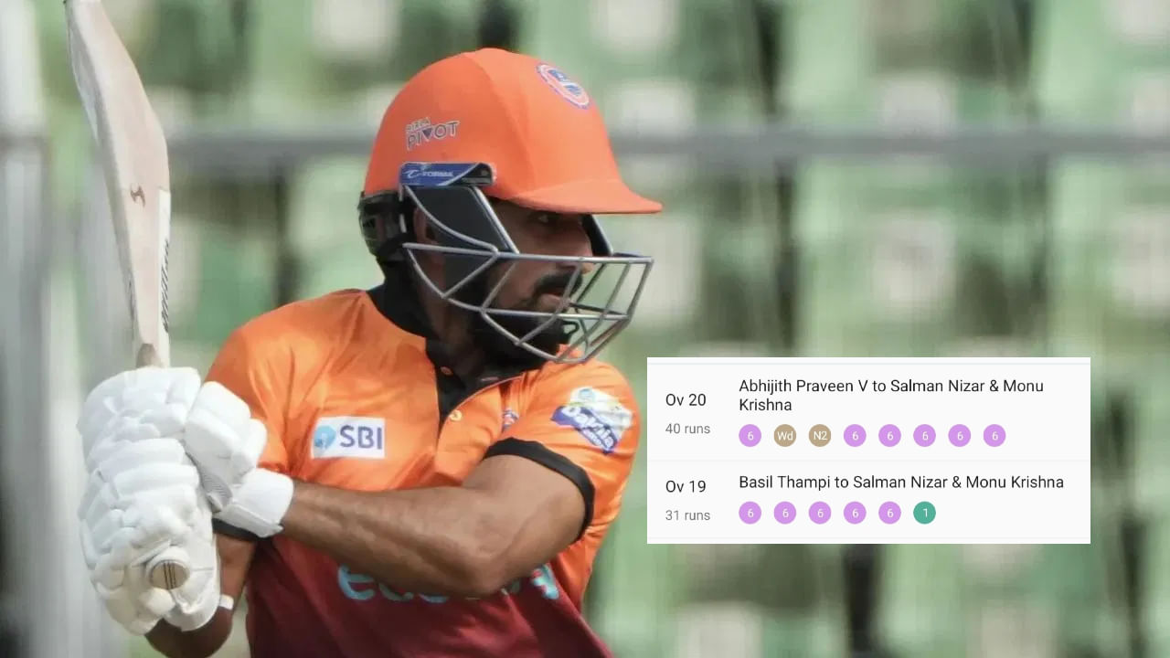 KCL 2025: ಒಂದೇ ಓವರ್​ನಲ್ಲಿ 40 ರನ್! 12 ಎಸೆತಗಳಲ್ಲಿ 11 ಸಿಕ್ಸರ್ ಸಿಡಿಸಿದ ಸಲ್ಮಾನ್; ವಿಡಿಯೋ