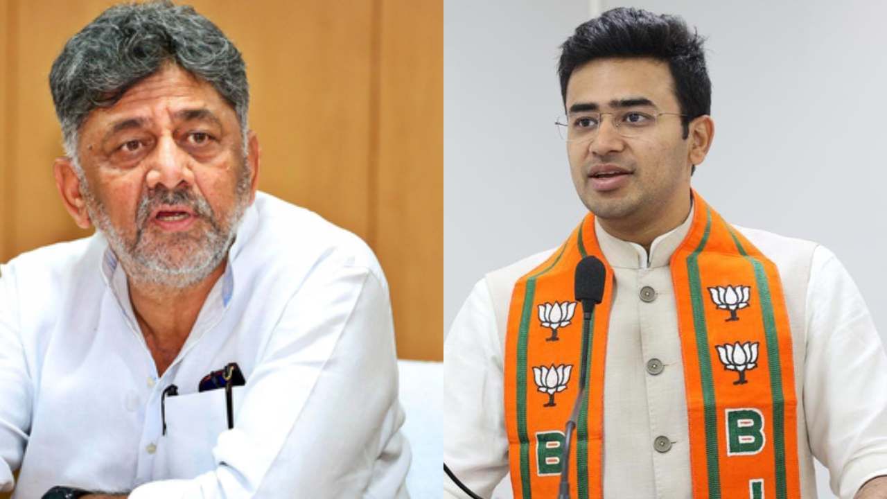 ಇದು ಮೋದಿ ಕಾಲ, ಎಲ್ಲವೂ ವೇಗವಾಗಿ ನಡೆಯುತ್ತೆ: ಡಿಕೆ ಶಿವಕುಮಾರ್ಗೆ ತೇಜಸ್ವಿ ಸೂರ್ಯ ಟಾಂಗ್ ಇದು ಮೋದಿ ಕಾಲ, ಎಲ್ಲವೂ ವೇಗವಾಗಿ ನಡೆಯುತ್ತೆ: ಡಿಕೆ ಶಿವಕುಮಾರ್ಗೆ ತೇಜಸ್ವಿ ಸೂರ್ಯ ಟಾಂಗ್