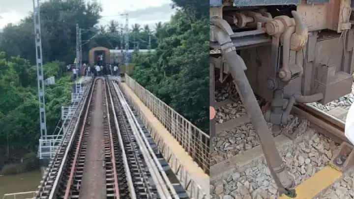 ಮೈಸೂರಿಗೆ ಹೊರಟಿದ್ದ ರೈಲಿನಿಂದ ಬೇರ್ಪಟ್ಟ 6 ಬೋಗಿಗಳು ಮೈಸೂರಿಗೆ ಹೊರಟಿದ್ದ ರೈಲಿನಿಂದ ಬೇರ್ಪಟ್ಟ 6 ಬೋಗಿಗಳು