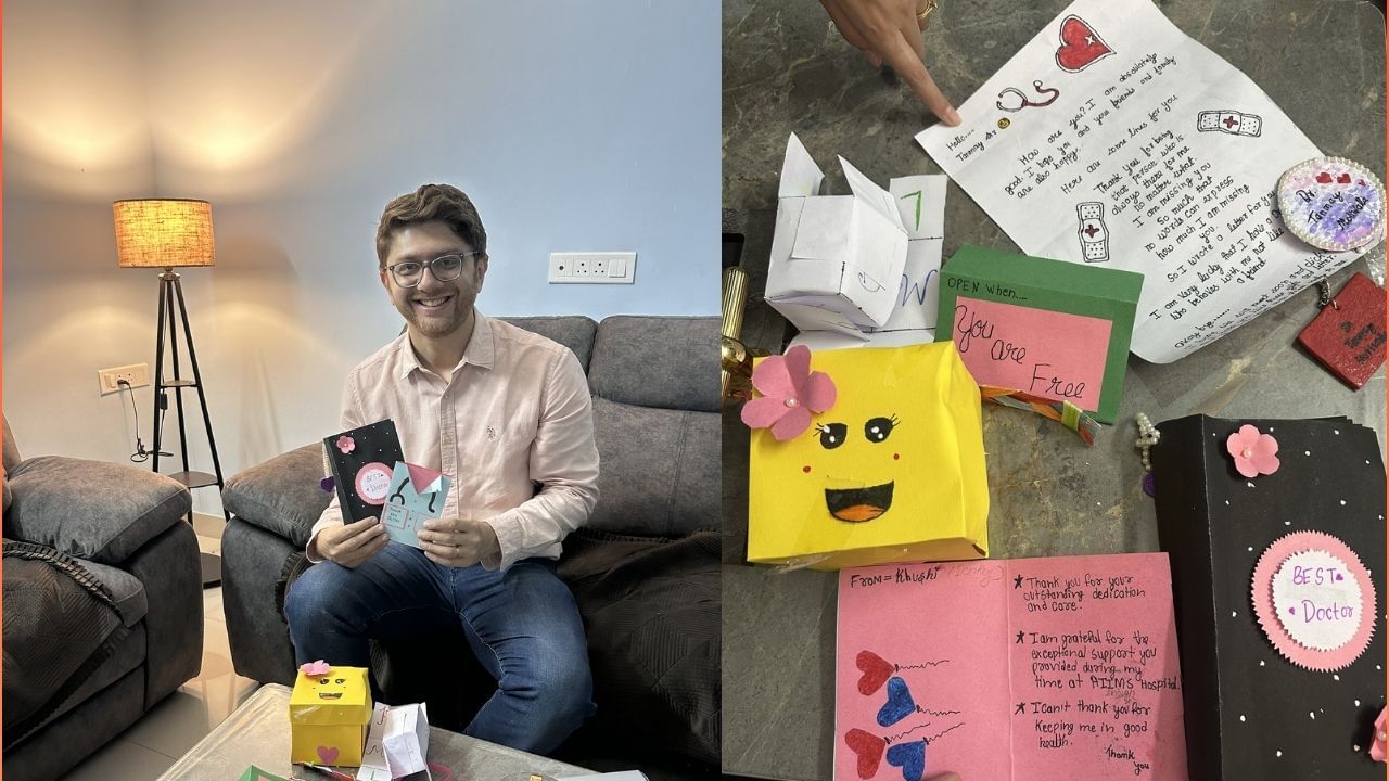 ಕ್ಯಾನ್ಸರ್​​ನಿಂದ ಕಾಪಾಡಿದ ವೈದ್ಯರಿಗೆ ತನ್ನ ಕೈಯಾರೆ ಮಾಡಿ ಉಡುಗೊರೆ ನೀಡಿದ ಪುಟ್ಟ ಹುಡುಗಿ