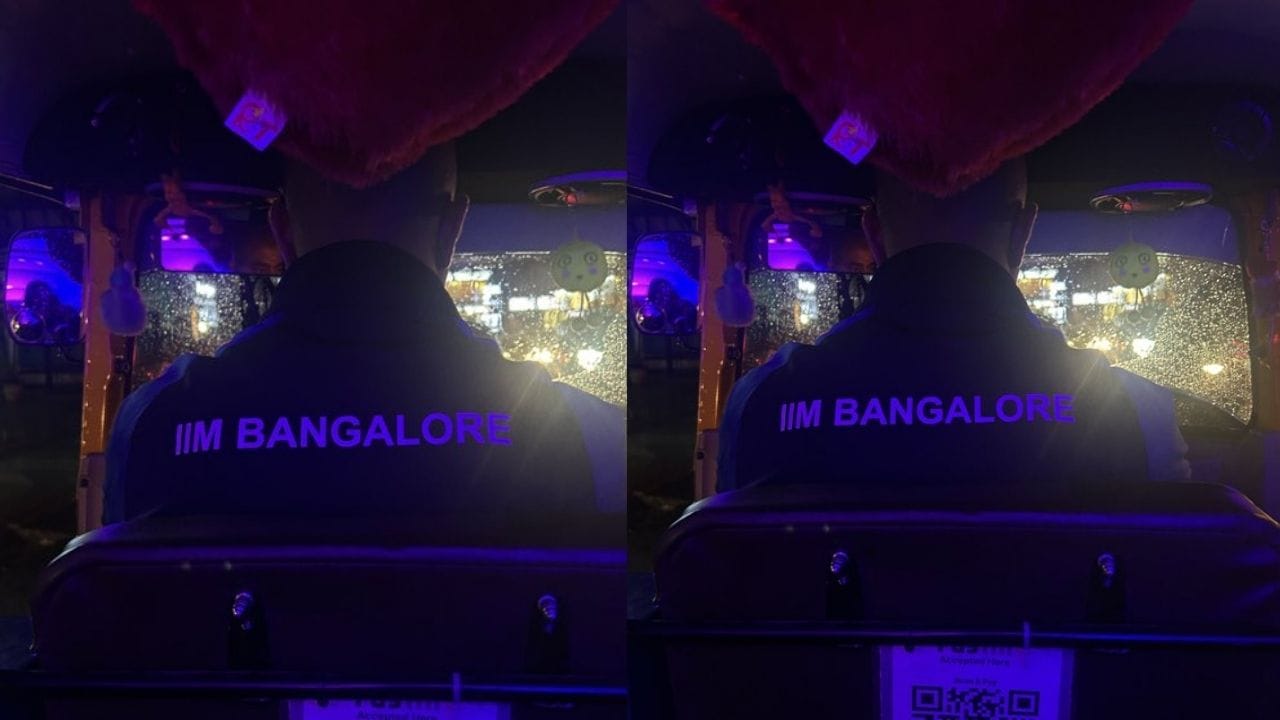 Viral: IIM -B ಸಂಸ್ಥೆಯ ಜಾಕೆಟ್​​ ಹಾಕಿಕೊಂಡು ಆಟೋ ಓಡಿಸಿದ ಚಾಲಕ, ಇದರ ಹಿಂದಿದೆ ಆತನ ಜೀವನದ ಗುಟ್ಟು