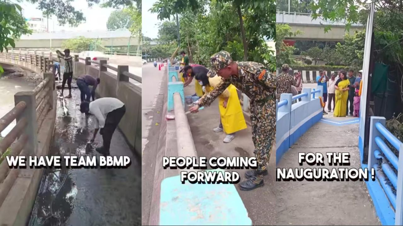 Video: ಬೆಂಗಳೂರಿನ ದೊಮ್ಮಲೂರು-ಇಂದಿರಾನಗರ ಪಾದಚಾರಿ ಮಾರ್ಗ ಹೇಗಿತ್ತು? ಹೇಗಾಯಿತು ನೋಡಿ, ಇದು ವಿದೇಶಿಗನ ಕೈಚಳಕ