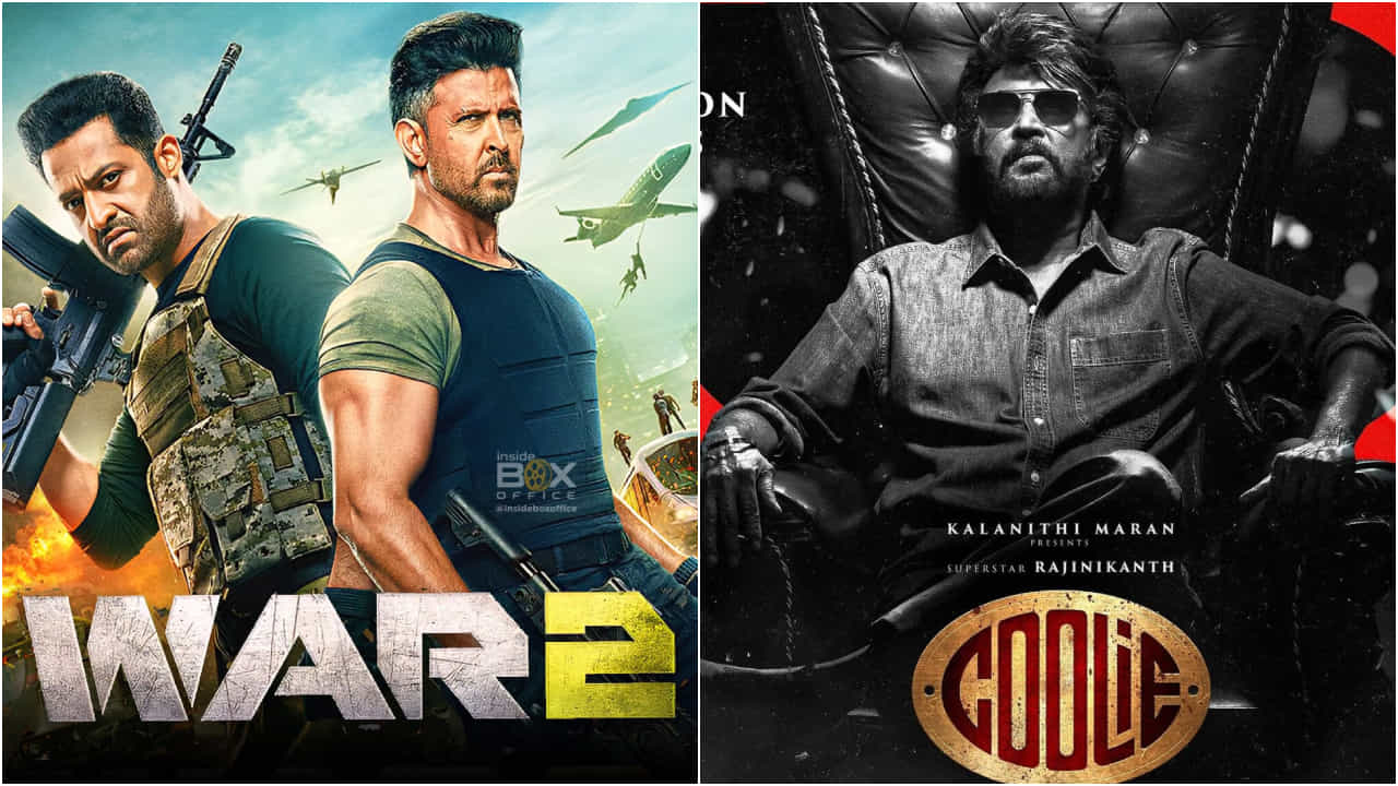 ‘ವಾರ್ 2’ ಚಿತ್ರಕ್ಕಿಂತಲೂ ‘ಕೂಲಿ’ ಸಿನಿಮಾದ್ದೇ ಮೇಲುಗೈ; ಇದು ರಜನಿಕಾಂತ್ ಹವಾ ‘ವಾರ್ 2’ ಚಿತ್ರಕ್ಕಿಂತಲೂ ‘ಕೂಲಿ’ ಸಿನಿಮಾದ್ದೇ ಮೇಲುಗೈ; ಇದು ರಜನಿಕಾಂತ್ ಹವಾ