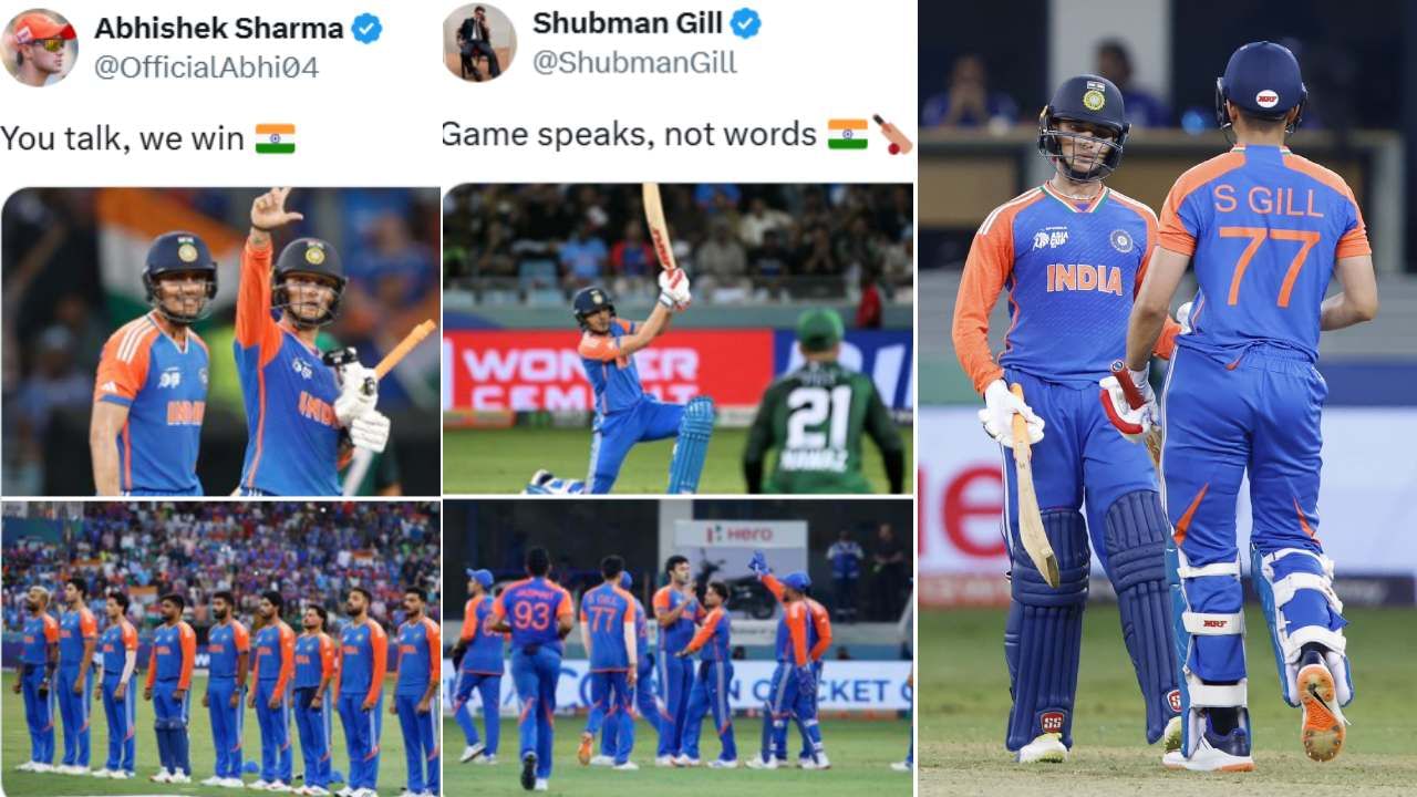 IND vs PAK: ಇನ್‌ಸ್ಟಾಗ್ರಾಮ್ ಪೋಸ್ಟ್‌ ಮೂಲಕ ಪಾಕಿಸ್ತಾನಿಗಳ ಮಾನಹರಾಜು ಮಾಡಿದ ಶುಭ್​ಮನ್ ಗಿಲ್-ಅಭಿಷೇಕ್ ಶರ್ಮಾ