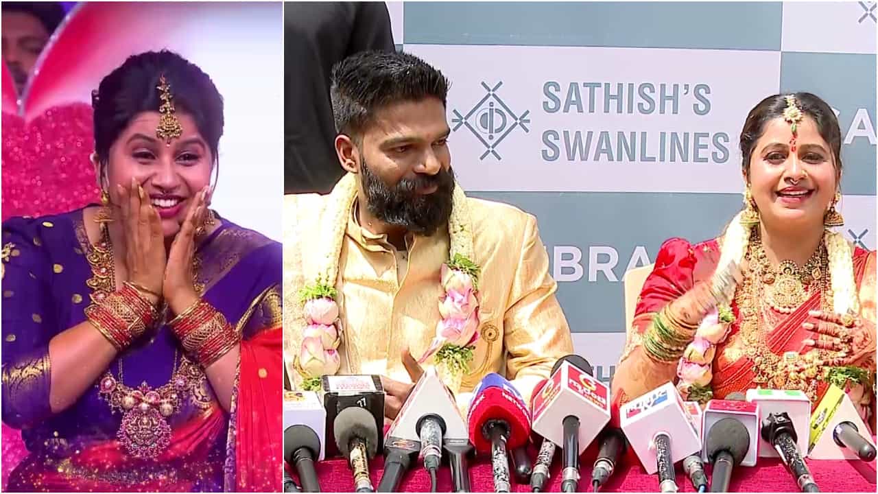 ‘ತಾಳ್ಮೆಯಿಂದ ಕಾದಿದ್ದಕ್ಕೆ ಅರ್ಥಪೂರ್ಣವಾದ ತಾಳಿ ಬಿದ್ದಿದೆ’; ಆ್ಯಂಕರ್ ಅನುಶ್ರೀ ‘ತಾಳ್ಮೆಯಿಂದ ಕಾದಿದ್ದಕ್ಕೆ ಅರ್ಥಪೂರ್ಣವಾದ ತಾಳಿ ಬಿದ್ದಿದೆ’; ಆ್ಯಂಕರ್ ಅನುಶ್ರೀ