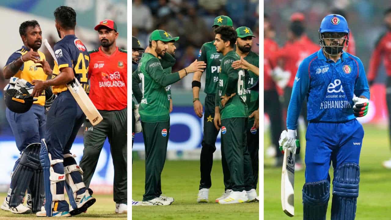 Asia Cup Super 4: 9 ಪಂದ್ಯಗಳಾದರೂ ಸೂಪರ್ 4 ತಲುಪಿದ್ದು ಒಂದೇ ತಂಡ: 3 ಸ್ಥಾನಗಳಿಗೆ 5 ತಂಡಗಳ ಹೋರಾಟ Asia Cup Super 4: 9 ಪಂದ್ಯಗಳಾದರೂ ಸೂಪರ್ 4 ತಲುಪಿದ್ದು ಒಂದೇ ತಂಡ: 3 ಸ್ಥಾನಗಳಿಗೆ 5 ತಂಡಗಳ ಹೋರಾಟ
