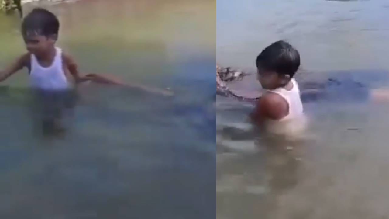 Video: ಯಾರಿಗೂ ಬೇಡ ಮಗು ಇಂಥಾ ಶಿಕ್ಷೆ, ಅಮ್ಮ ಬದುಕಿದ್ದಾಳೆಂದು ಮೃತದೇಹವನ್ನು ನೀರಿನಿಂದ ಎಳೆದು ತರುತ್ತಿರುವ ಬಾಲಕ Video: ಯಾರಿಗೂ ಬೇಡ ಮಗು ಇಂಥಾ ಶಿಕ್ಷೆ, ಅಮ್ಮ ಬದುಕಿದ್ದಾಳೆಂದು ಮೃತದೇಹವನ್ನು ನೀರಿನಿಂದ ಎಳೆದು ತರುತ್ತಿರುವ ಬಾಲಕ