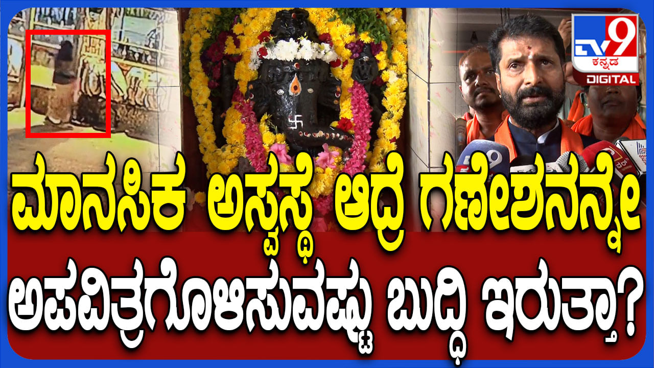 ಗಣೇಶನ ವಿಗ್ರಹಕ್ಕೆ ಚಪ್ಪಲಿ ಹಾರ: ಬಂಧನಕ್ಕೂ ಮುನ್ನವೇ ಆರೋಪಿಗೆ ಹುಚ್ಚಿ ಪಟ್ಟ ಕಟ್ಟಿದ ಪೊಲೀಸ್ರು