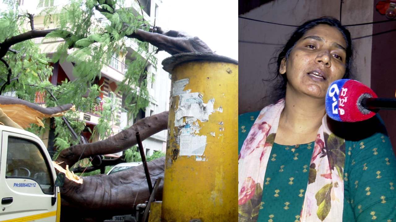 ಮಧ್ಯರಾತ್ರಿ 3 ಗಂಟೆ ಸಮಯದಲ್ಲಿ ಮನೆಗಳ ಮೇಲೆ ಮರ ಬಿದ್ದಿದೆ. ಮರ ಬಿದ್ದಿದ್ದರಿಂದ ಮನೆಯಿಂದ ಹೊರಗೆ ಬರಲು ಆಗಲಿಲ್ಲ. ಬಿಬಿಎಂಪಿ, ಹೊಯ್ಸಳ, ಬೆಸ್ಕಾಂ ಸಿಬ್ಬಂದಿಗೆ ಕರೆ ಮಾಡಿದ್ದೆವು. ಯಾರೂ ಕೂಡ ಬರಲಿಲ್ಲ ಎಂದು ಓರ್ವ ಮಹಿಳೆ ಅಳಲು ತೋಡಿಕೊಂಡಿದ್ದಾರೆ.