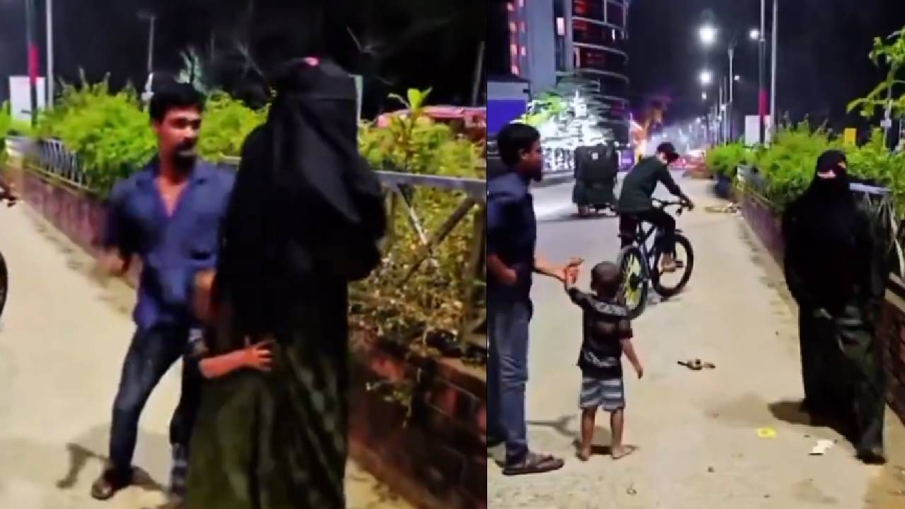 Video: ರಸ್ತೆಯಲ್ಲಿ ಚಪ್ಪಲಿಯಲ್ಲಿ ಹೊಡೆದಾಡಿಕೊಂಡ ಮುಸ್ಲಿಂ ದಂಪತಿ, ಮಗುವಿನ ಪಾಡು ಯಾರಿಗೂ ಬೇಡ