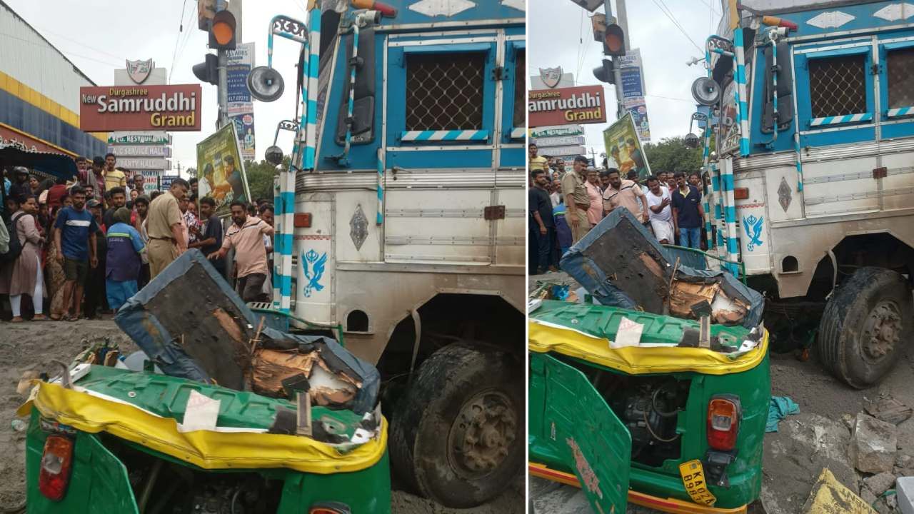 ಬೆಂಗಳೂರು: ಕ್ಯಾಂಟರ್ ಡಿಕ್ಕಿಯಾಗಿ ಇಬ್ಬರು ಸಾವು, ದುರಂತದಲ್ಲಿ ಗರ್ಭಿಣಿ ಜಸ್ಟ್ ಮಿಸ್! ಬೆಂಗಳೂರು: ಕ್ಯಾಂಟರ್ ಡಿಕ್ಕಿಯಾಗಿ ಇಬ್ಬರು ಸಾವು, ದುರಂತದಲ್ಲಿ ಗರ್ಭಿಣಿ ಜಸ್ಟ್ ಮಿಸ್!