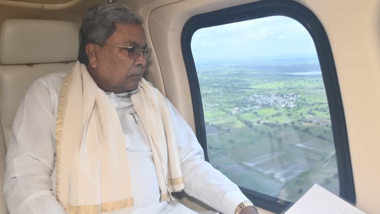 ಭೀಮಾನದಿ ಭೋರ್ಗರೆತಕ್ಕೆ ಕಲ್ಯಾಣ ಕರ್ನಾಟಕ ತತ್ತರ: ಸಿಎಂ ಸಿದ್ದರಾಮಯ್ಯ ವೈಮಾನಿಕ ಸಮೀಕ್ಷೆ
