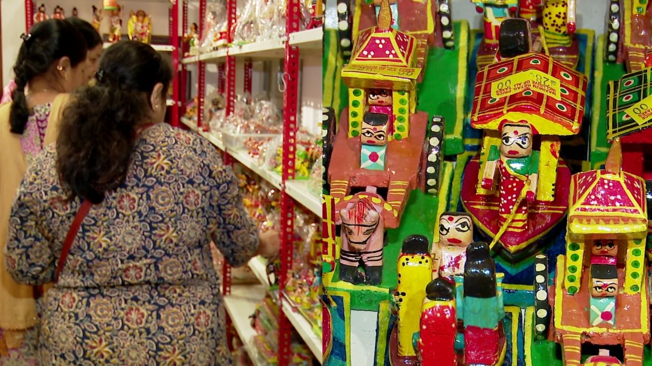 ಬೆಂಗಳೂರಿನಲ್ಲಿ ಕಳೆಗಟ್ಟಿದ ನವರಾತ್ರಿ ಸಂಭ್ರಮ: ದಸರಾ ಬೊಂಬೆಗಳ ಸೌಂದರ್ಯಕ್ಕೆ ಸಿಟಿಮಂದಿ ಫಿದಾ, ಇಲ್ಲಿವೆ ಫೋಟೋಸ್​​