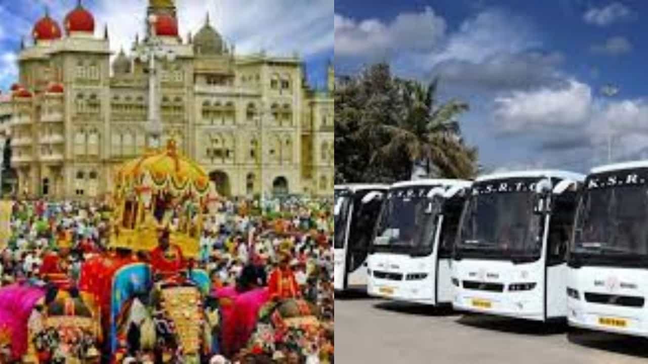 ಮೈಸೂರು ದಸರಾ: ಕೆಎಸ್​​ಆರ್​ಟಿಸಿಯಿಂದ 2300ಕ್ಕೂ ಹೆಚ್ಚು ವಿಶೇಷ ಬಸ್ ಸೌಲಭ್ಯ, ಪ್ರವಾಸಿಗರಿಗೆ ಸ್ಪೆಷಲ್‌ ಪ್ಯಾಕೇಜ್‌!​​​​​