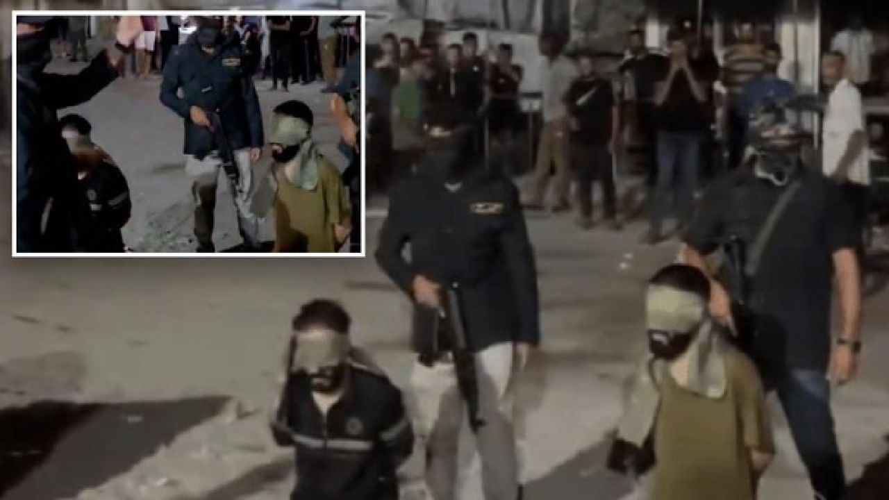 ಇಸ್ರೇಲ್ಗೆ ಸಹಾಯ ಮಾಡಿದ 3 ಆರೋಪಿಗಳನ್ನು ಹಮಾಸ್ ಗಲ್ಲಿಗೇರಿಸುವ ಕೊನೆಯ ಕ್ಷಣಗಳ ಬೆಚ್ಚಿಬೀಳಿಸುವ ವಿಡಿಯೋ ಇಸ್ರೇಲ್ಗೆ ಸಹಾಯ ಮಾಡಿದ 3 ಆರೋಪಿಗಳನ್ನು ಹಮಾಸ್ ಗಲ್ಲಿಗೇರಿಸುವ ಕೊನೆಯ ಕ್ಷಣಗಳ ಬೆಚ್ಚಿಬೀಳಿಸುವ ವಿಡಿಯೋ